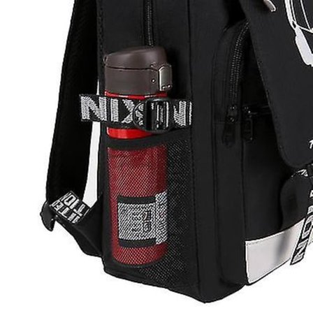 Ronaldo USB Ryggsäck Skolväska För Teenage Fotboll Ryggsäck