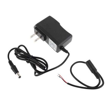 5.5x2.1mm AC-konverteradapter til DC 3V 1.5A strømforsyning D AA batterieliminator