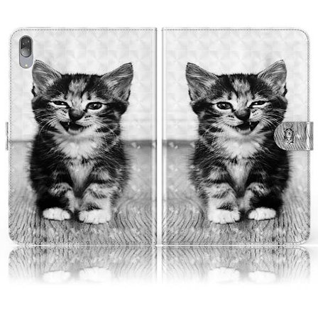 Lenovo Tab P11 Pro læderetui med cool mønster - Kat