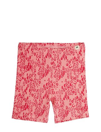 Mini Rodini Mini Leopard Aop Bike Shorts - Pink - 92/98
