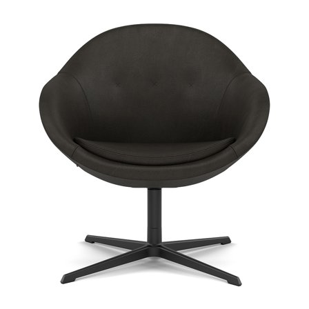 Varier Furniture Kokon Club - Grey Leather - Black base