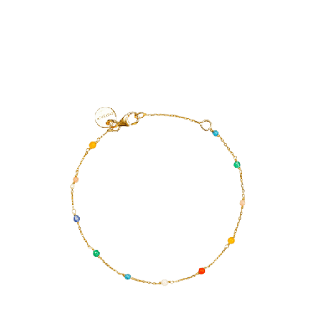 Syster P Santa Monica Multicolour Bracelet Armband Dam Guld ONESIZE