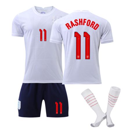 2022 Qatar World Cup England Fotbollströja-vit 18