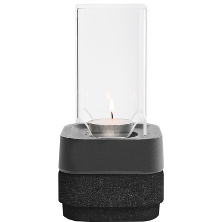 Born in sweden Ettan korkkikulho ja lasikupu, lahjapakkaus, musta