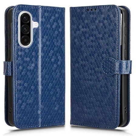 Samsung Galaxy A56 5G Lompakkokotelo Pistekuvioitu PU-nahkainen puhelinkotelo