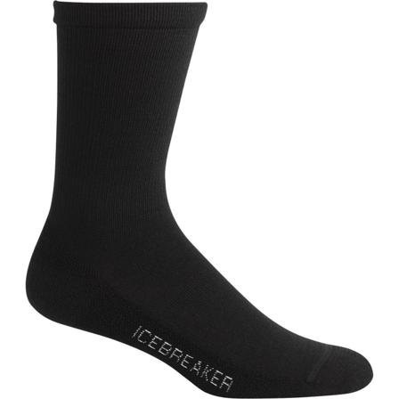 Icebreaker Women's City Lite Crew Women everyday socks Black L