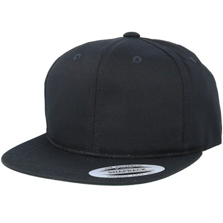 Yupoong - Kids Toddler Black Snapback Snapback Black Cap - @ Hatstore