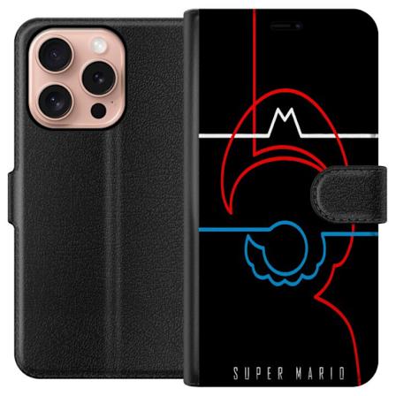 Apple iPhone 16 Pro Lompakkokotelo Super Mario