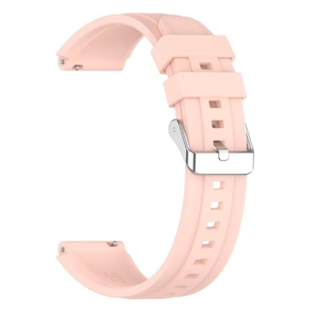Mjukt band för watch Gt4 41mm/46mm kvinnor män, mjuk silikon sportbälte ersättningsrem Pink 46mm
