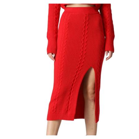 Patrizia Pepe Midi Skirts Rød, Dame