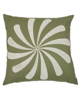 Putetrekk Spin med broderi 1-pk Grønn