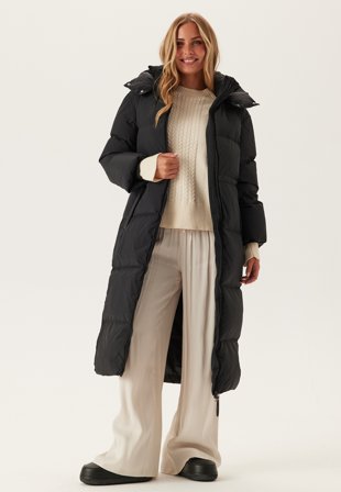 GANT - Full Length Down Coat - Black - Kläder - - Bubbleroom Parajumper
