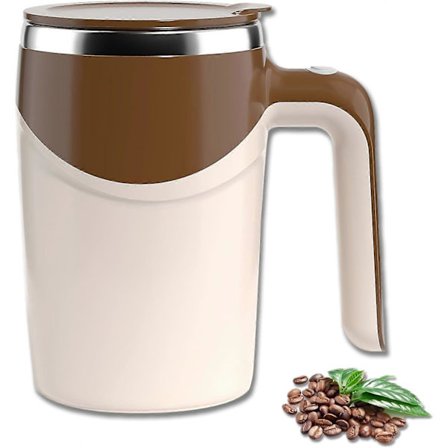 Self-Stirring Mug, 380ML Self Stirring Coffee Mug Automatic Magnetic Stirring Coffee Cup Rotating Home Office Travel Stirring Cup
