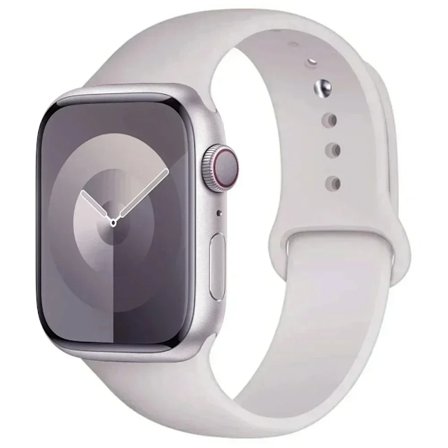 Original Silikonarmband för Apple Watch Band 44mm 38-40 42-46 41-45 46MM 49 mm Armband iwatch Serie 10 9 7 4 5 6 8 SE Ultra 2 3