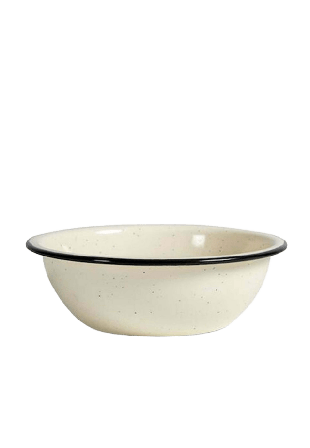 Sagaform Doris Emaljskål Serveringstillbehör Beige ø16x5cm