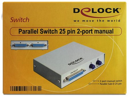 Delock Parallel Switch - switch - 2 porter