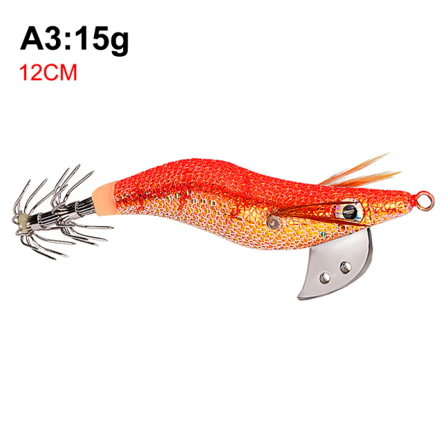 Räkor Squid Hook Simulering Set Av Squid Road Sub-bait Fishin