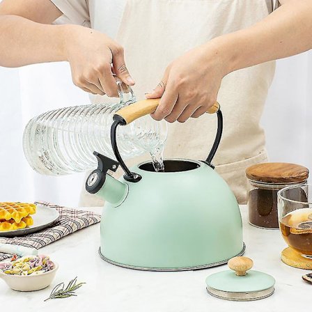 Fløjtende Kedel Gas Komfur Rustfrit Stål Fløjte Tekande