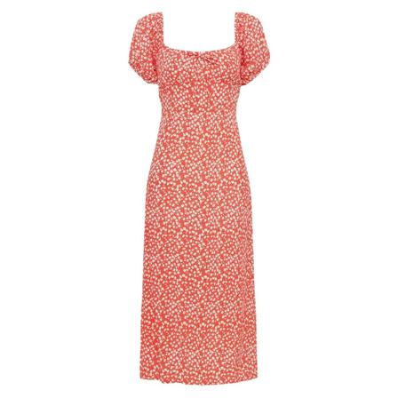 Faithfull the brand Maxi Kjole Rød, Dame