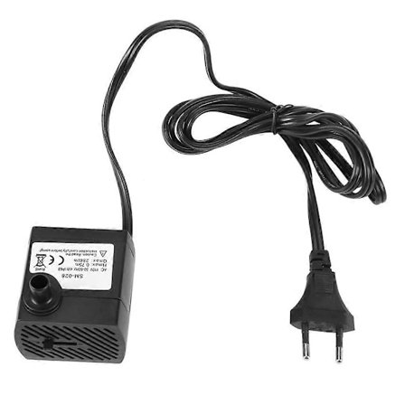Mini Ultra Tyst Dränkbar Vattenpump Fiskdamm Akvarium Tank Fontän EU (220V-240V)