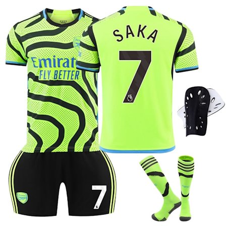 2324 Arsenal udebanetrøje sæt med sokker og beskyttelsesudstyr