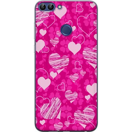 Kompatibelt Mobildeksel til Huawei Huawei P smart PopHjerteMønster