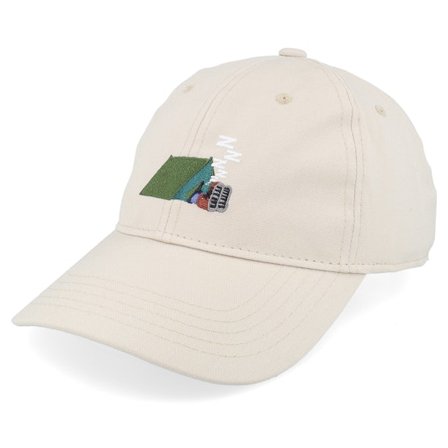 Dedicated - Beige unconstructed Cap - Sports Cap Tent Emb Khaki Dad Cap / Unconstructed @ Hatstore