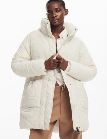 Desigual Padded Aarhus - Cream - XS