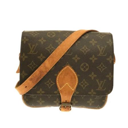 Louis Vuitton Vintage, Pre-owned Shoulder Bags Bruin, Dames, Maat:ONE Size,Canvas