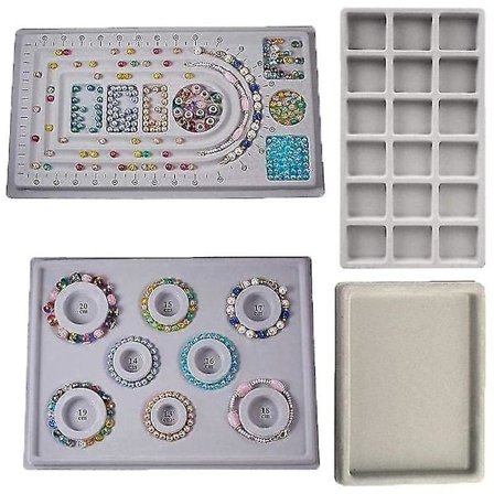 Helmi Design Board Rannekoru Design Board Flocked Bead Board Mats Kaulakoru Beading Jewelry Organizer