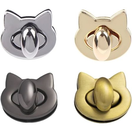 8 st Bag Clasp Twist Lock Bag Twist Lock Magnetisk Clasp för B