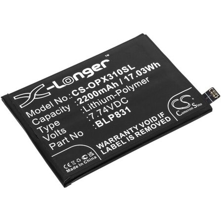 Batteri till SmartPhone, Mobil för OPPO Find X3 Pro, PEEM00, CPH2173 m.fl.