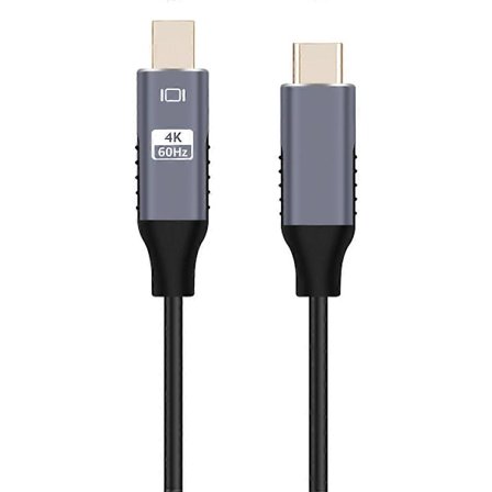 USB C till Mini Displayport-kabel USB Typ C för Thunderbolt 3 till Mini DP-sladd 4K Adapterkabel