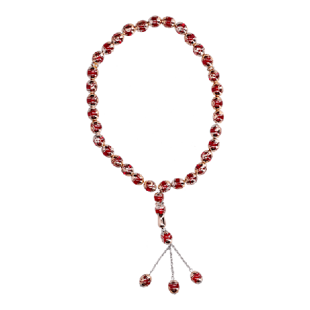 Rukousnauha Optinen Maser Kaiverrus Hieno Työnjälki Mukava Tuntu Muslimien Rukousnauha Punainen