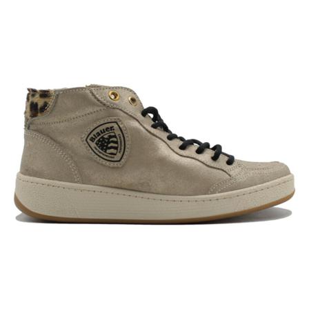 Blauer, Sneakers Beige, Dames, Maat:36 EU