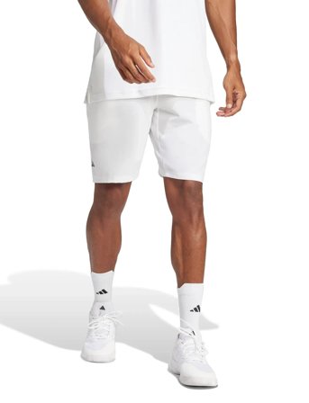 adidas Tennis Club Stretch Woven Shorts - White - M