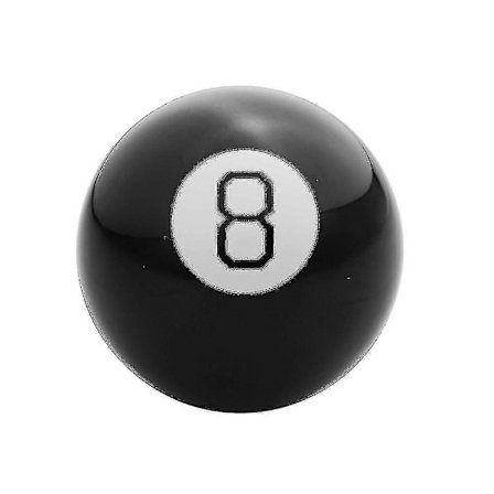 10cm Magisk Boll Profetia Magic Eight Ball Svart 8 Spåman Nyhetspresent Leksak