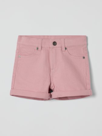 Jeansshorts med lommer - 92 - barneklær - pink - Polarn O. Pyret
