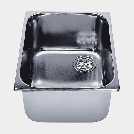 Tiskiallas vene, suorakulmainen, 325 x 260 mm, ruostumaton teräs, hopea