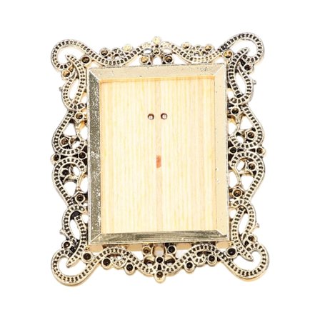 1:12 Dukkehus Bilde Ramme Legering Miniatyr Bilde Ramme Modell Dekorasjon Tilbehør Barn Leker Gave