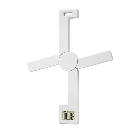 Kompakt sammenleggbar digital kjøkkenvekt, svært nøyaktig sammenleggbar bærbar matvekt med lettlest LCD-skjerm [HK]