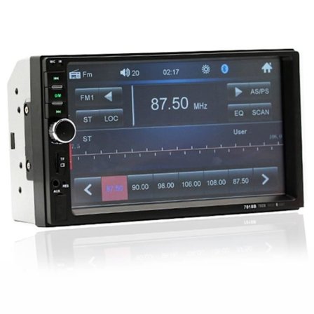 Autoradio 2DIN - TD - 7'' - Bluetooth - Touchskærm - USB/FM/MP5