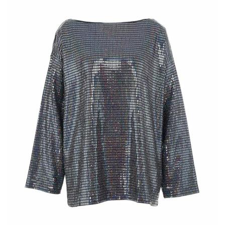 Chiara Ferragni Collection, Shirt 73Cbl 220 J0038 22 Grijs, Dames, Maat:S