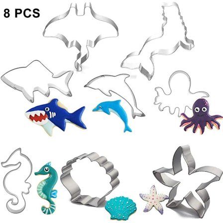 Kageudstikker Sæt, Et Kageudstikker Dyreformet, Rustfrit Stål