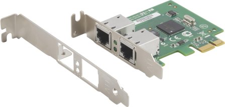 HP Allied Telesis AT-2911T/2-901 - nettverksadapter - PCIe - Gigabit Ethernet x 2