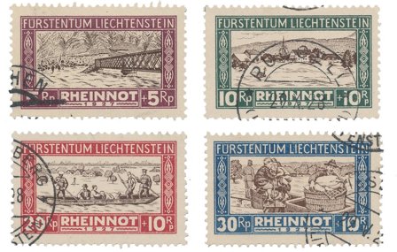 Liechtenstein 1928 - MICHEL 78/81 - Stemplet