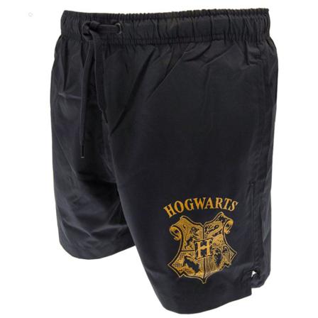 Harry Potter Herr Hogwarts Crest Simshorts M Marinblå/guld