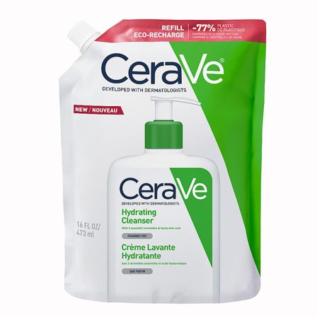CeraVe Hydrating Cleanser 473 ml, Refill, Skincare, Skincare, Dermatologisk Skincare Til Mænd