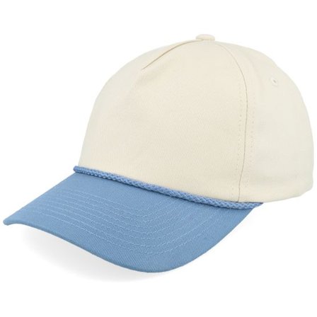 Equip - Beige adjustable Keps - Rope Stone/Light Blue Mid A-Frame Adjustable @ Hatstore