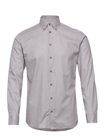 Slhregsirius Shirt Ls Button Down B Beige Selected Homme